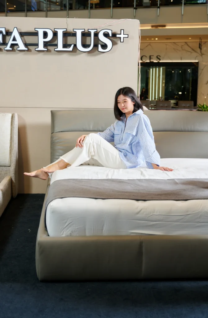 พิจารณาโครงสร้างเตียงเพื่อความแข็งแรง และอายุการใช้งาน